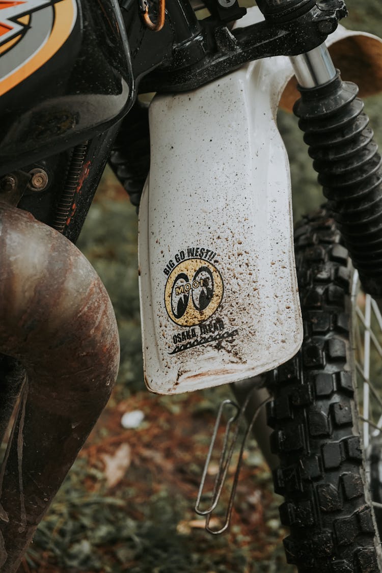 Fender Of A Dirt Bike