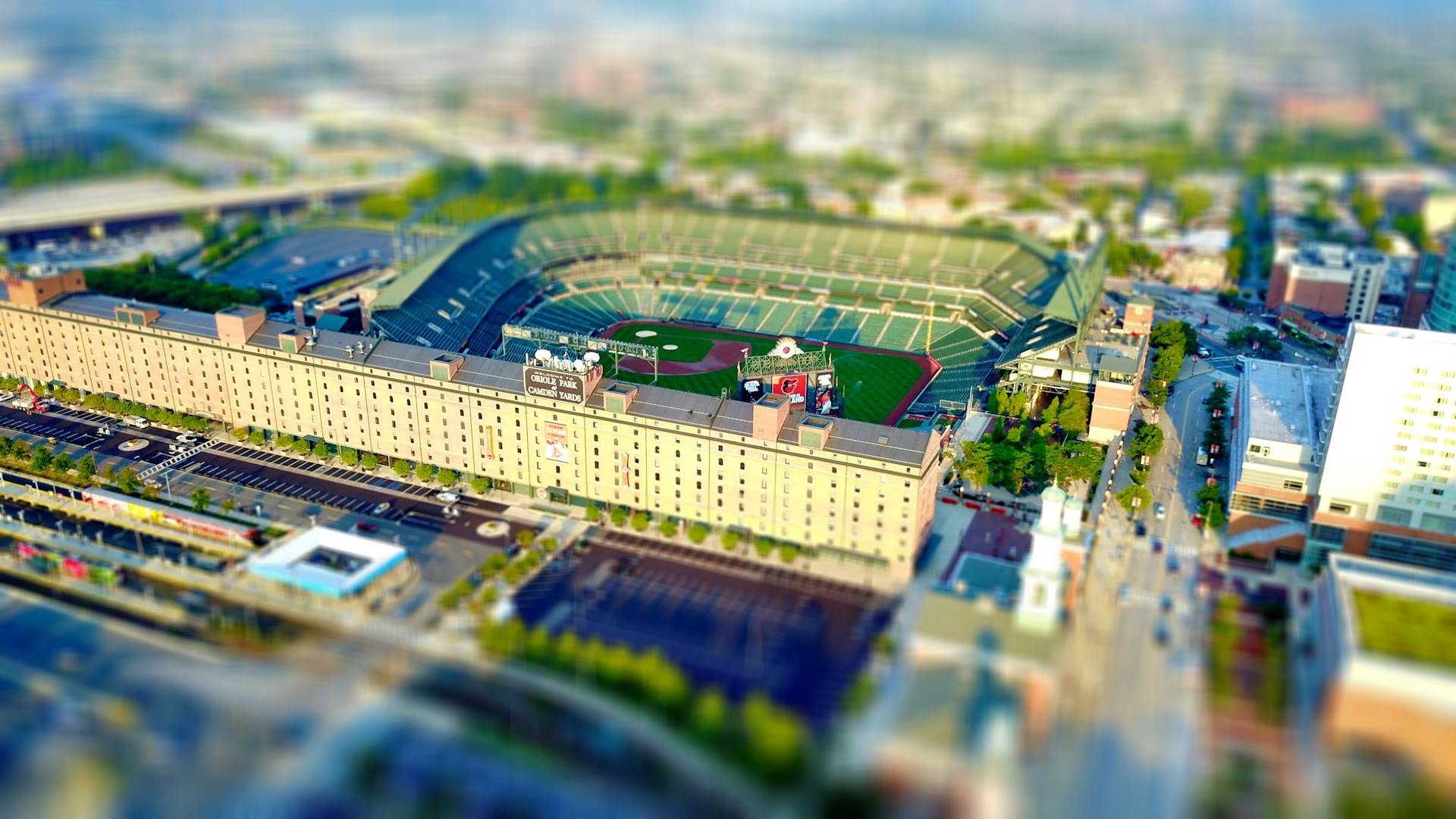 Bird's Eye View Photography of Stadium