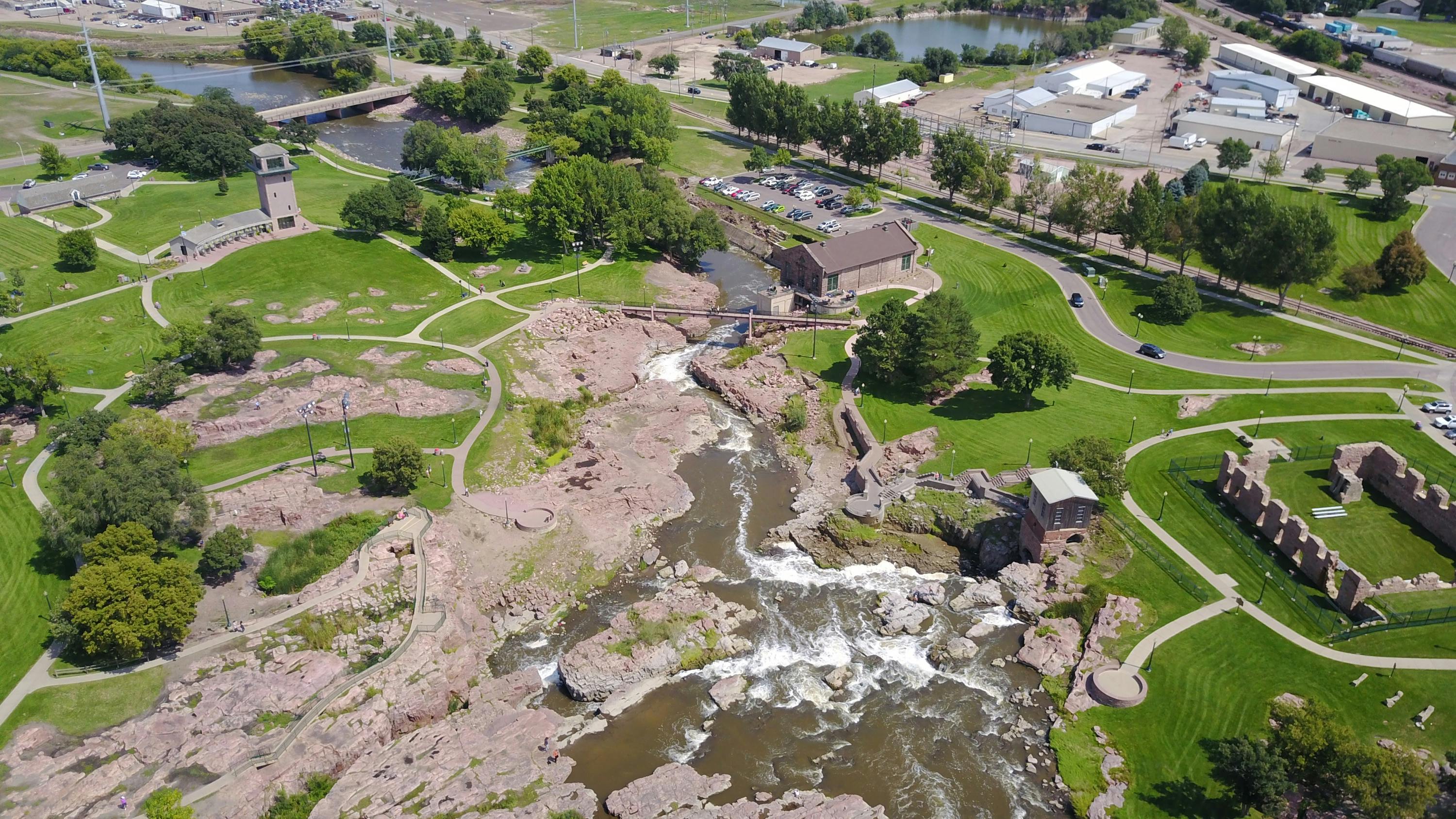 Sioux Falls waterfall