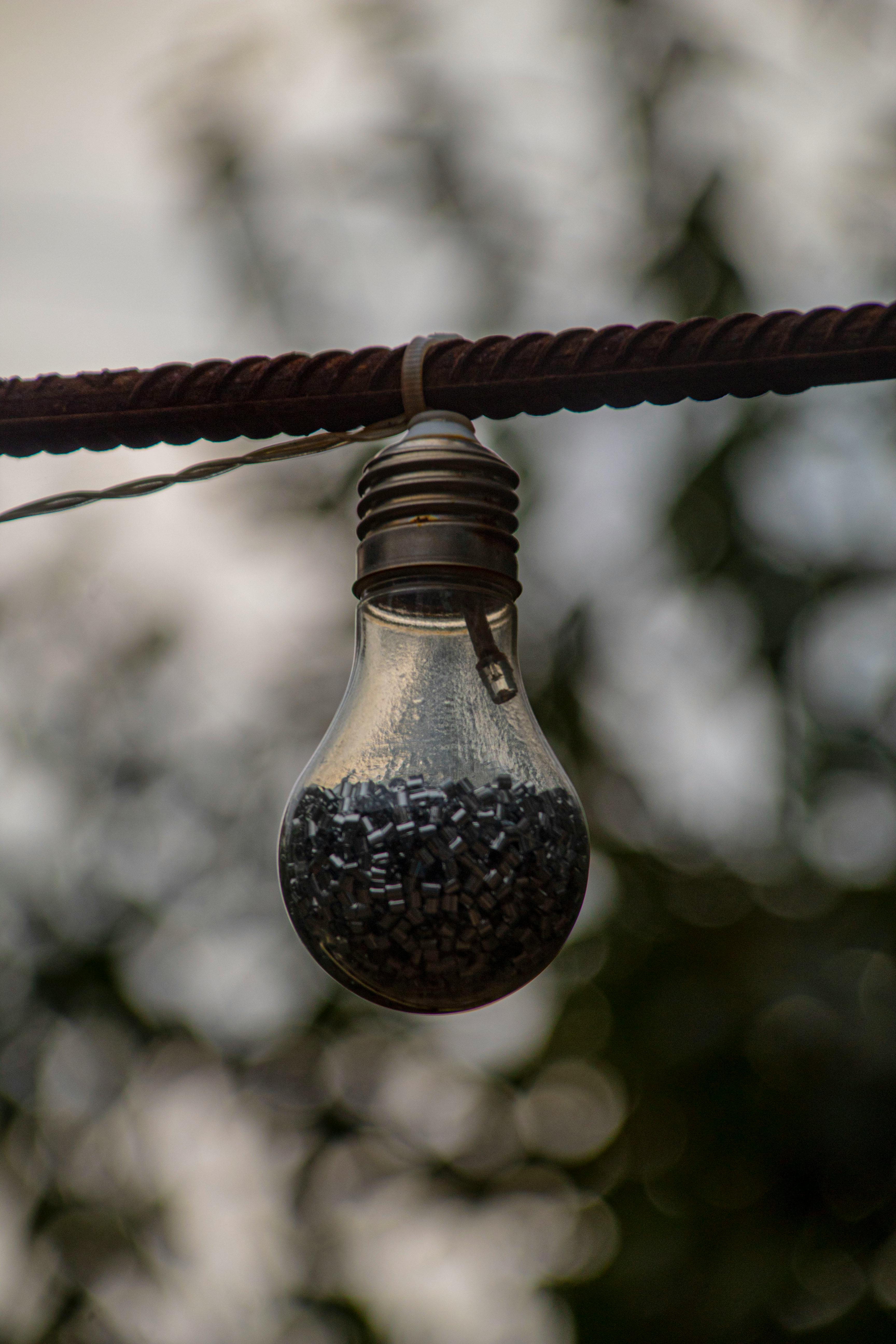 half frosted light bulb