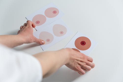 Person Holding Red Heart Paper