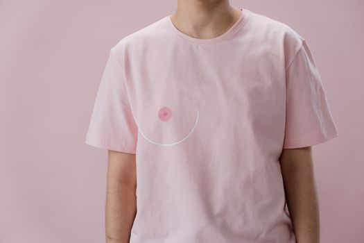 Person in White Crew Neck T-shirt