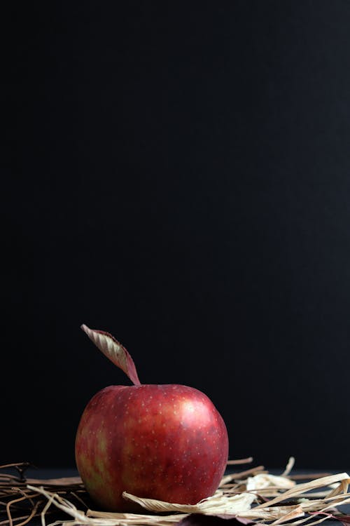 Free Close-Up Shot of an Apple Stock Photo