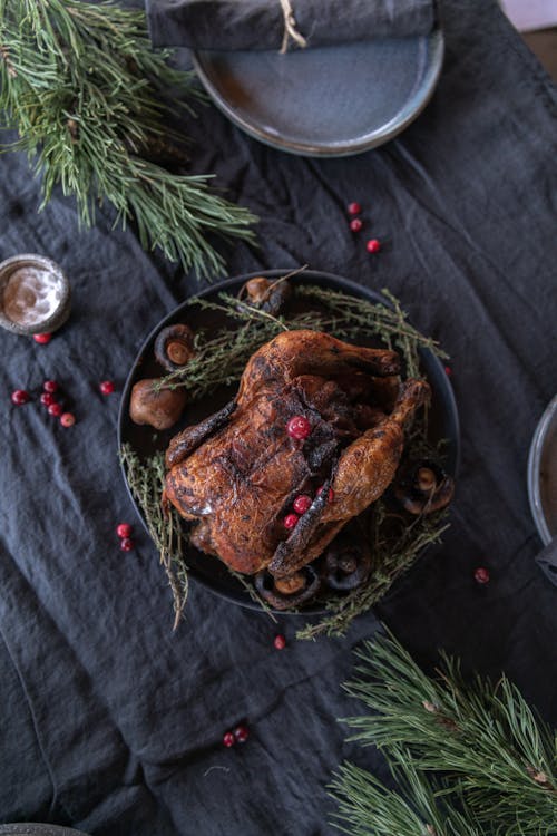 Roasted Turkey On A Table