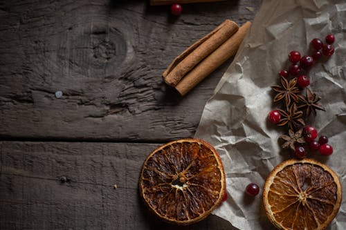 Dry Slices of Orange and Spices