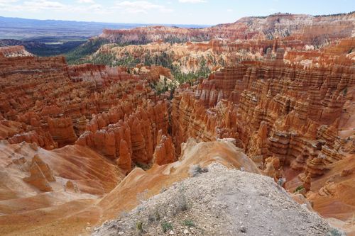 Free Captivating aerial view of Bryce Canyon's unique sandstone formations in Utah, USA. Stock Photo