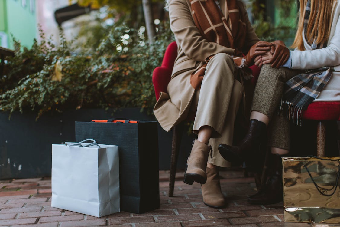 Free Two Women Wearing Boots Stock Photo