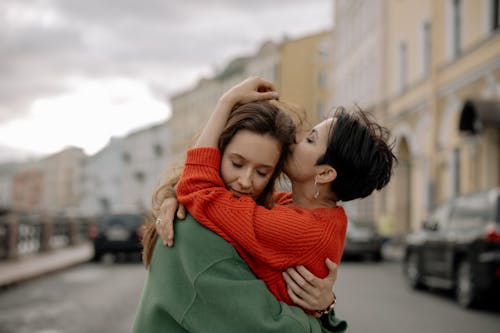 Free An Affectionate Young Couple Holding Each Other Stock Photo