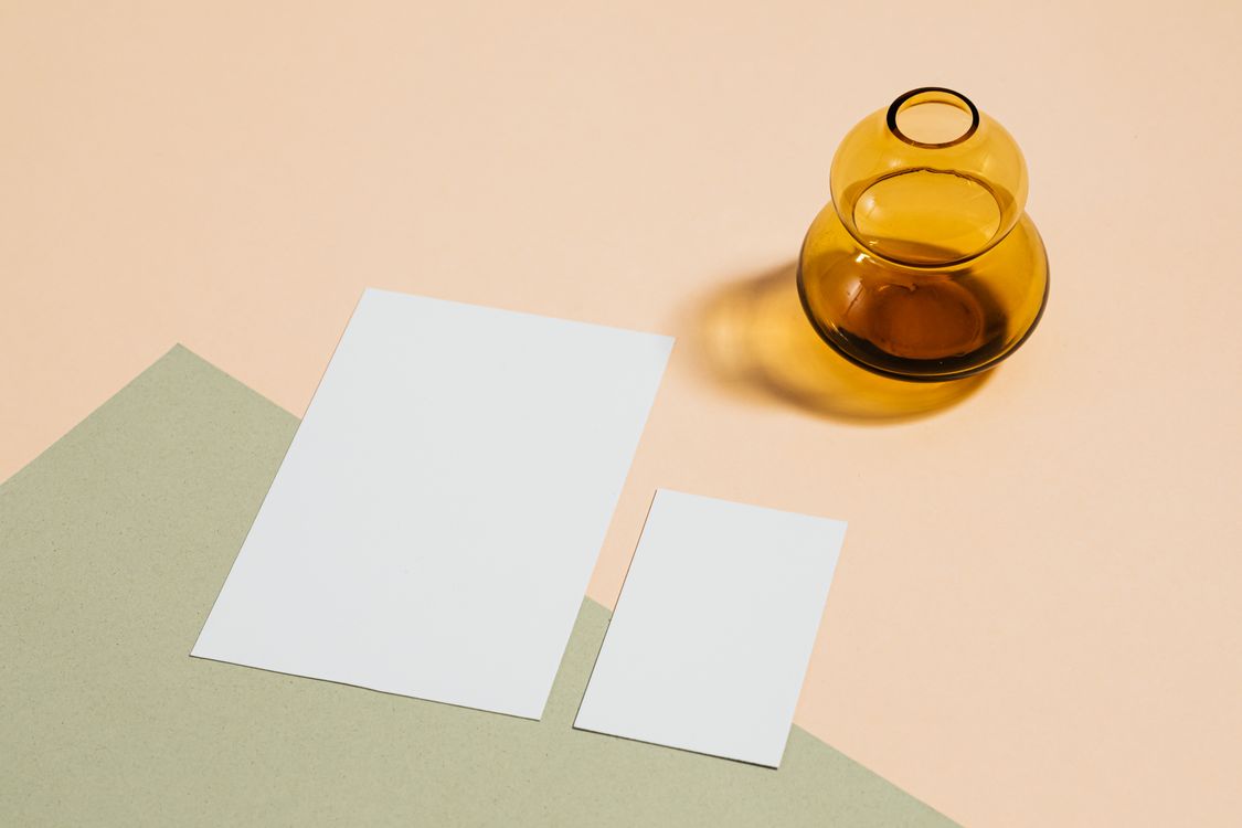 Papers on Creative Studio Background · Free Stock Photo