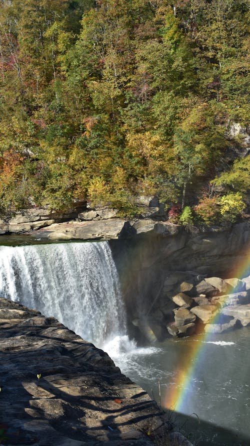 Free stock photo of kentucky, rainbow, waterfall Stock Photo