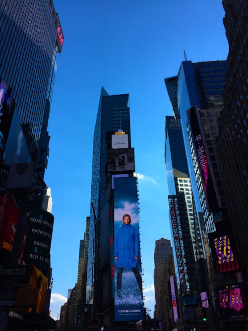 Free stock photo of advertising, building, times square