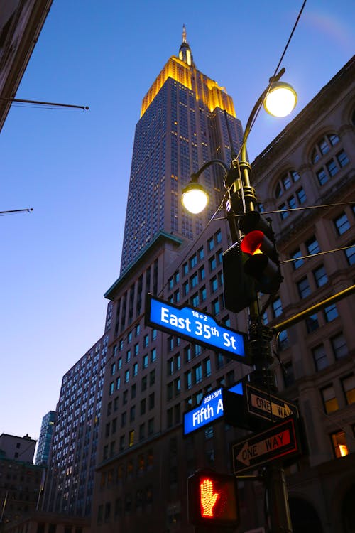 Empire State binası içeren Ücretsiz stok fotoğraf