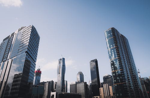 Modern High Rise Buildings Under the Sky