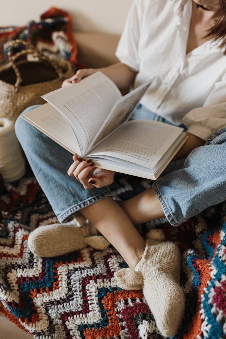 Woman Reading A Book