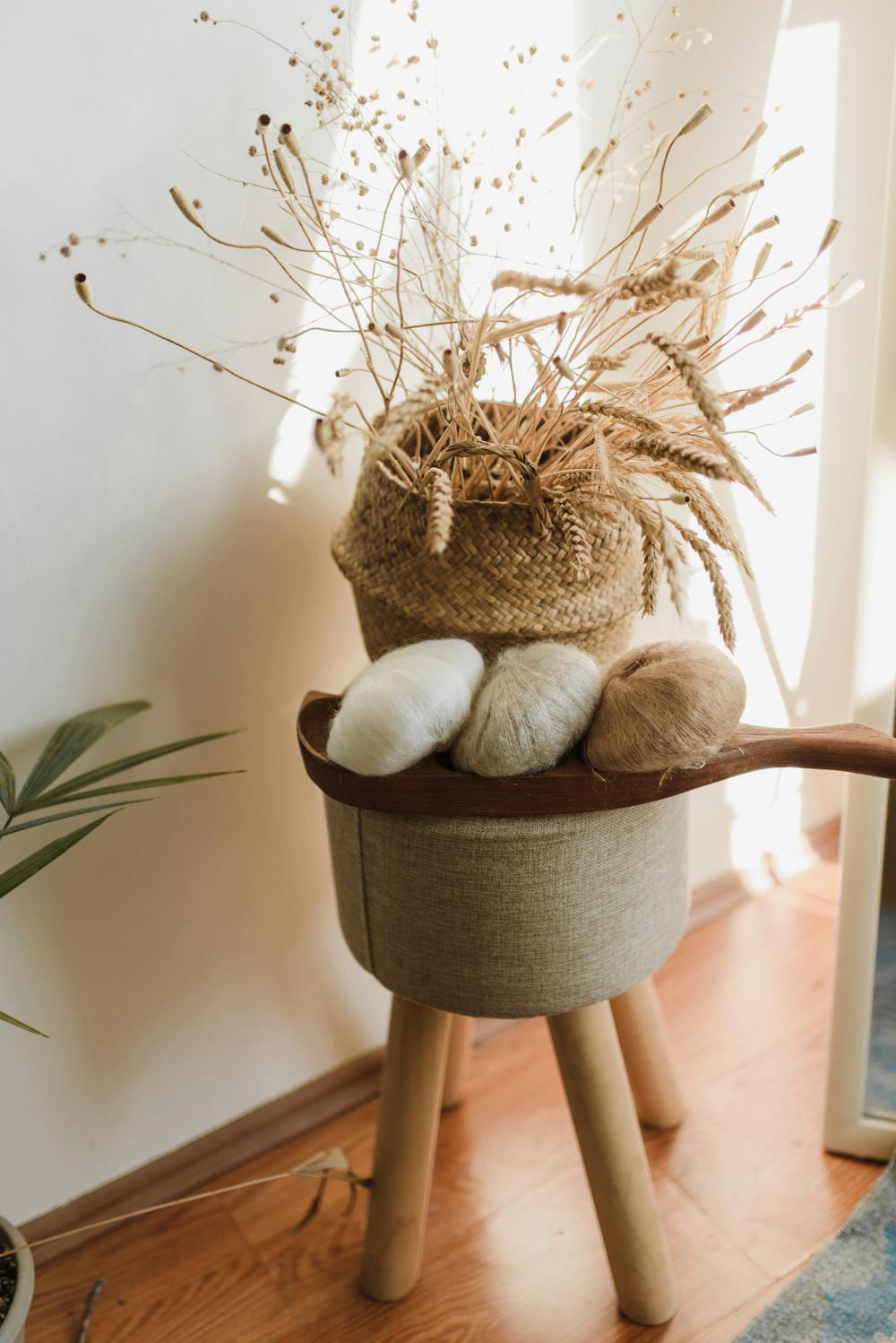 Batik Jute Poufs