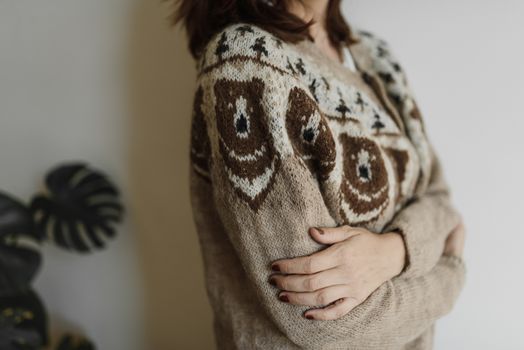 knitted cardigan woman