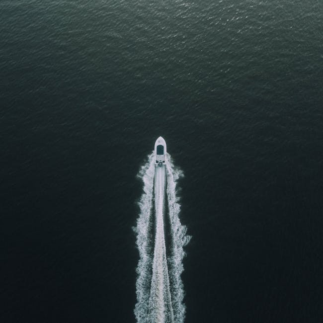 Bird's-eye Photography of Boat