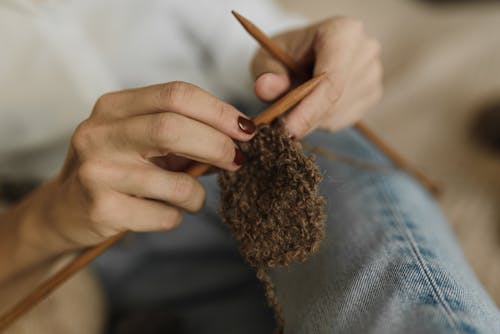 Ingyenes stockfotó fonál, kezek, kötés témában