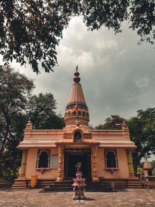 Orange Hindu Temple