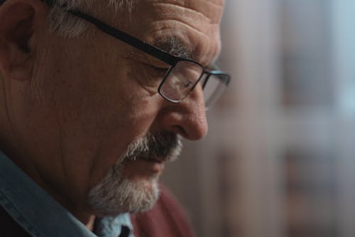 Free Kostnadsfri bild av äldre man, glasögon, närbild Stock Photo