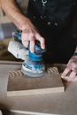 Crop craftsman with orbital sander