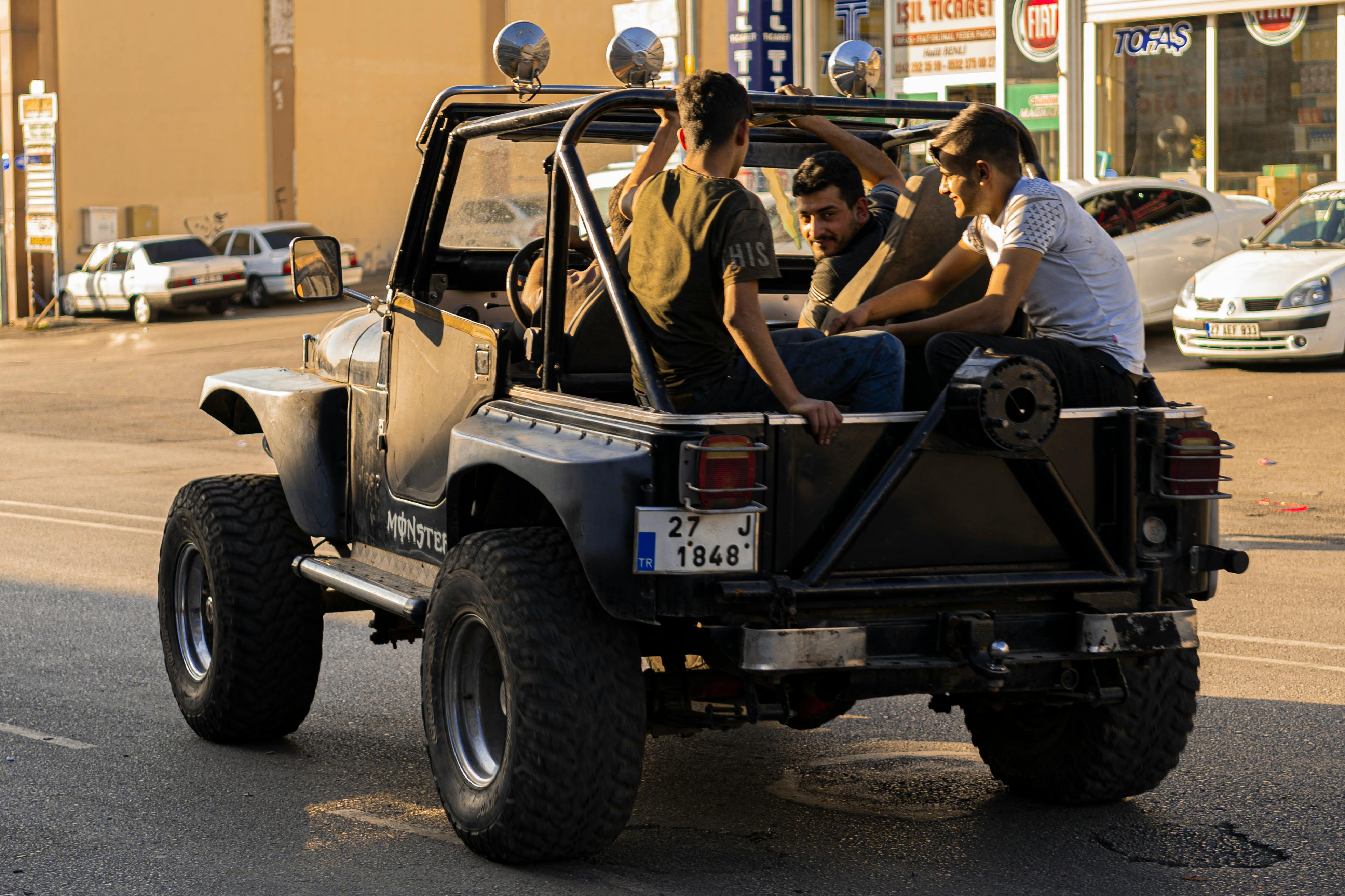 Couple sitting together on a couch having a serious conversation