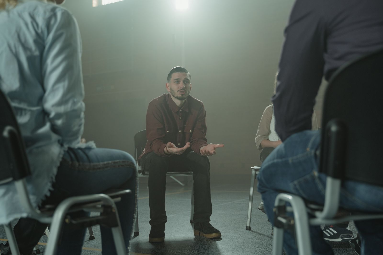 Adults participating in a supportive intensive outpatient therapy group