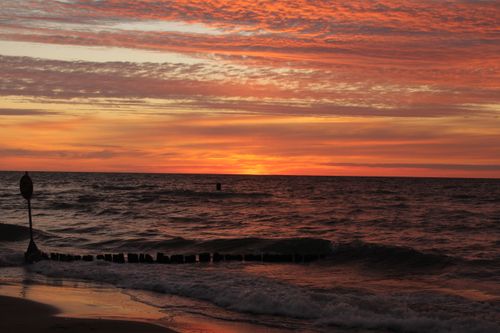 Free stock photo of beach sunset, beautiful sunset Stock Photo