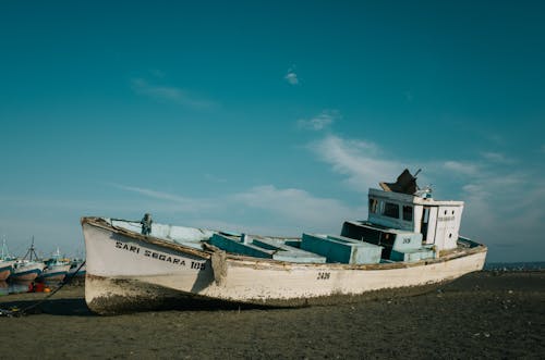 Základová fotografie zdarma na téma modrá obloha, opuštěný, písek