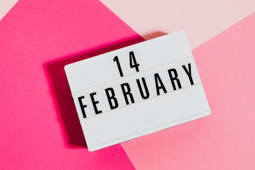 Placard of a February 14
