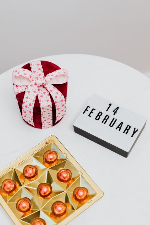 Pralines and a Gift For Valentines Day