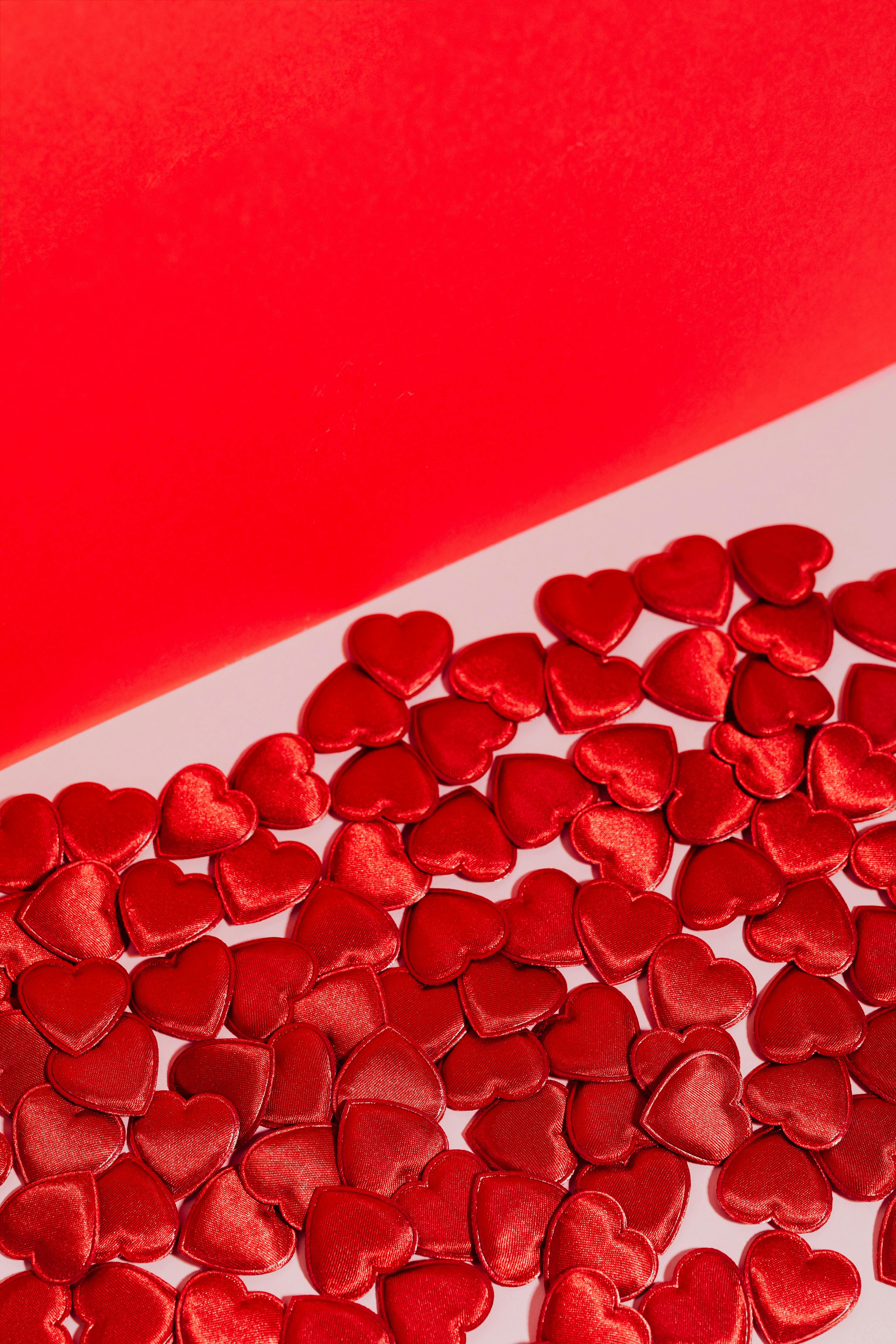 Hearts, Free Stock Photo, Illustration of red hearts