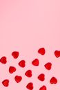 Red Heart Shaped on White Surface