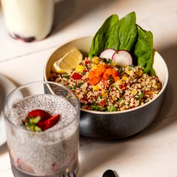 Salade betterave-chèvre