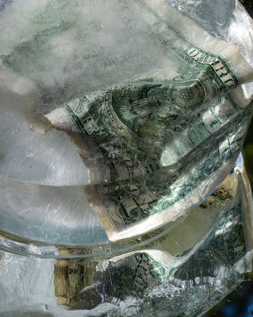 Immagine gratuita di banconota da un dollaro, bene, blocco di ghiaccio