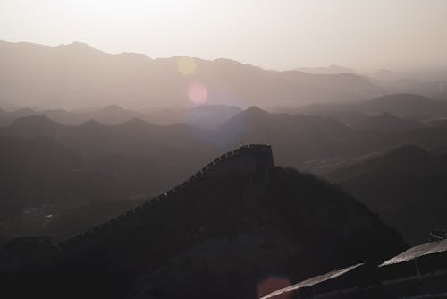 Kostenloses Stock Foto zu berg, china, dämmerung
