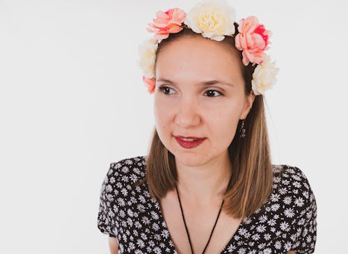 Woman with Flowers