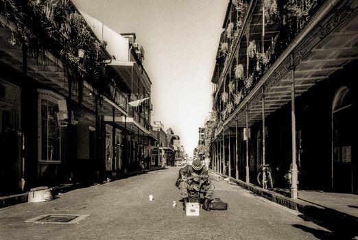 Frenchmen Street jazz club night — New Orleans