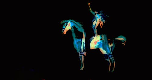 Free stock photo of abstract art, horseback, indian