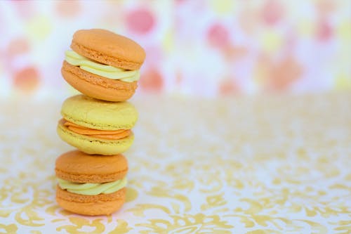 Three Delicious Macarons