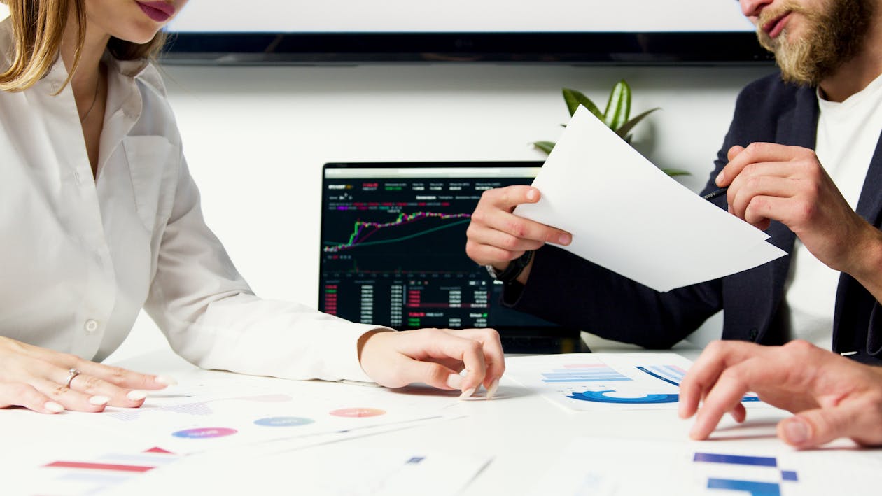 a business lawyer holding a document