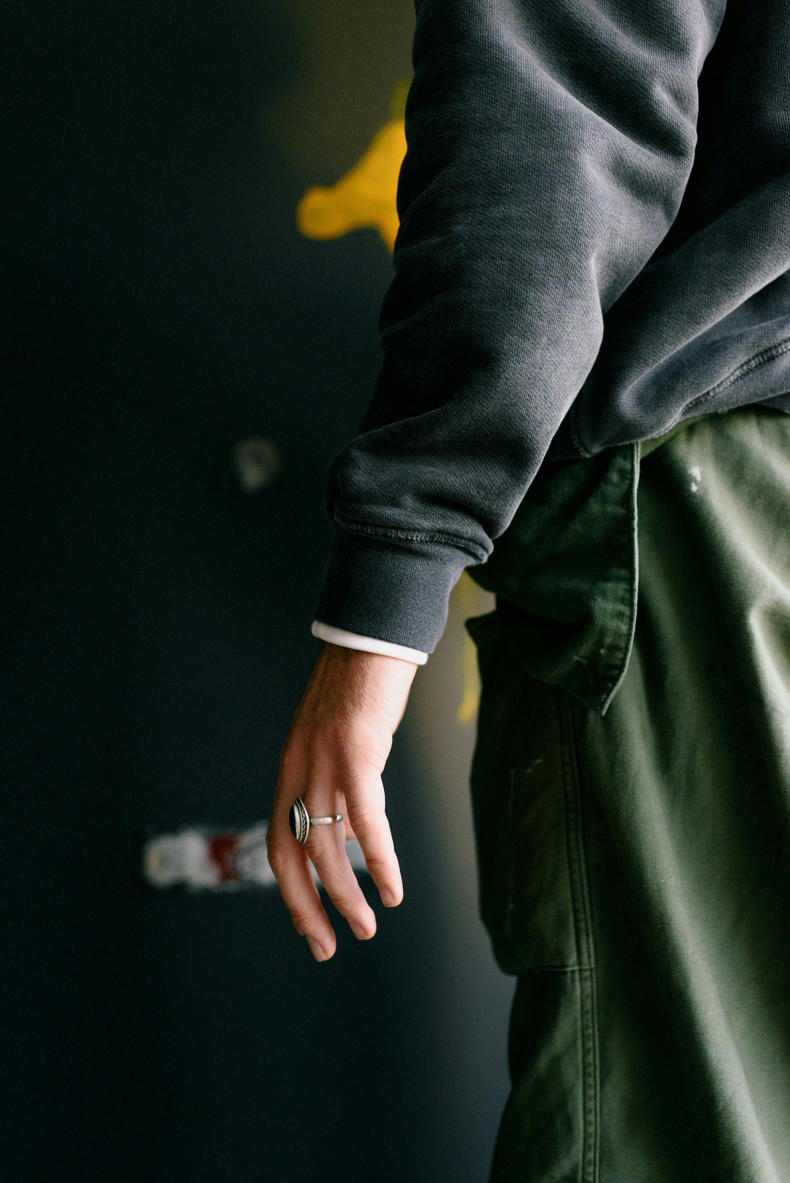 Crop artist with paintbrush in studio · Free Stock Photo