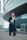 confident woman walking