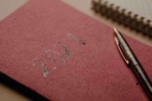 Free Close Up Shot of a Notebook Stock Photo