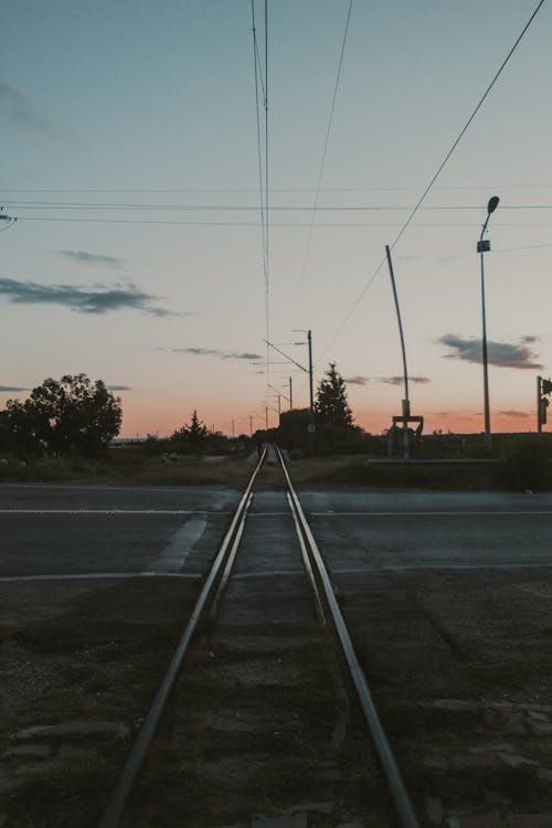 Railway at Sunset 