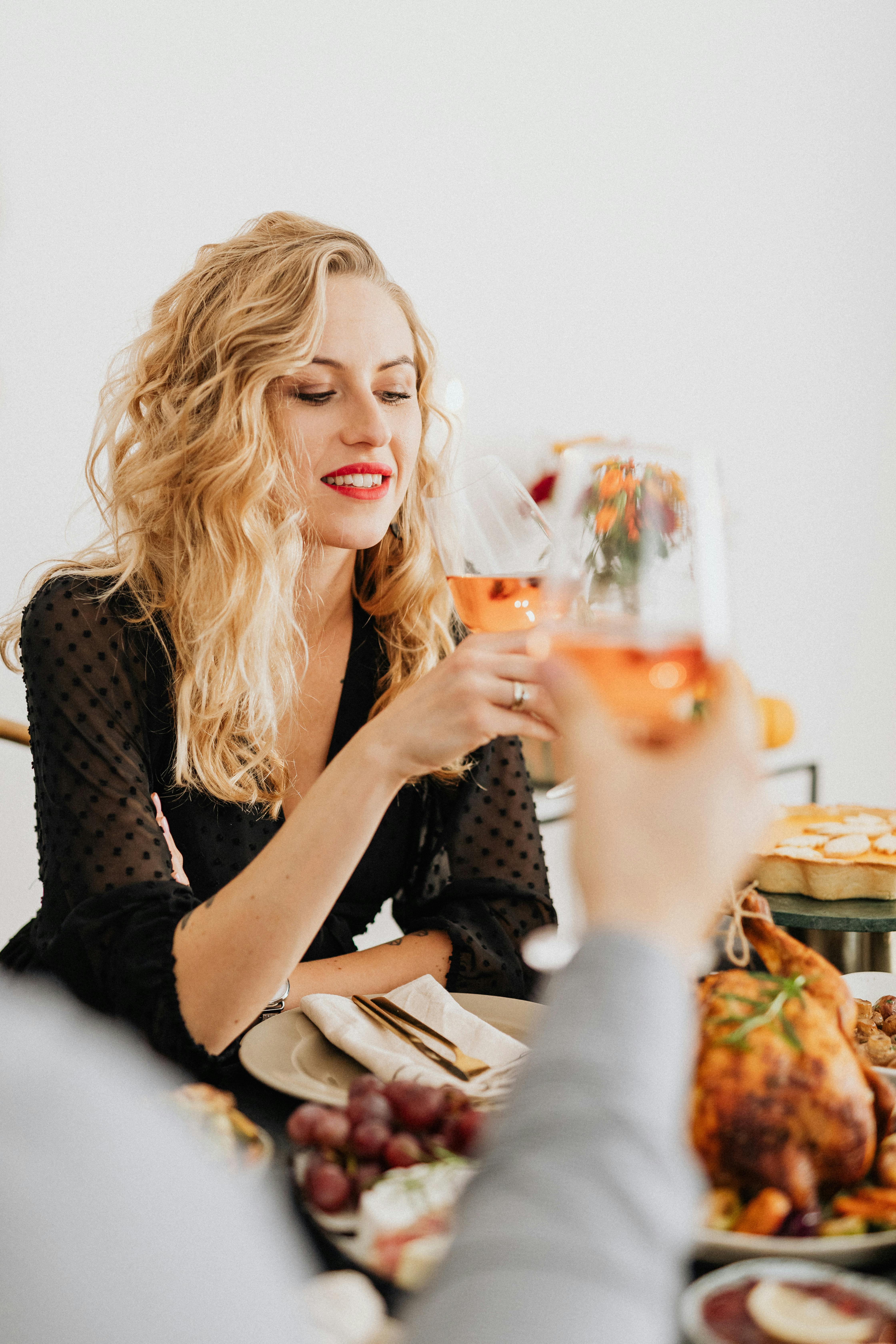 Close-up of a person eating small bites of a balanced meal
