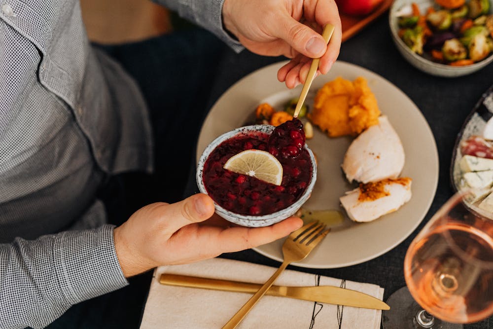 Cranberry-Glazed Roast Turkey