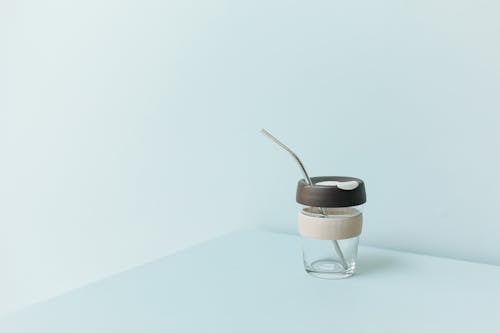 Reusable Cup with Metal Straw