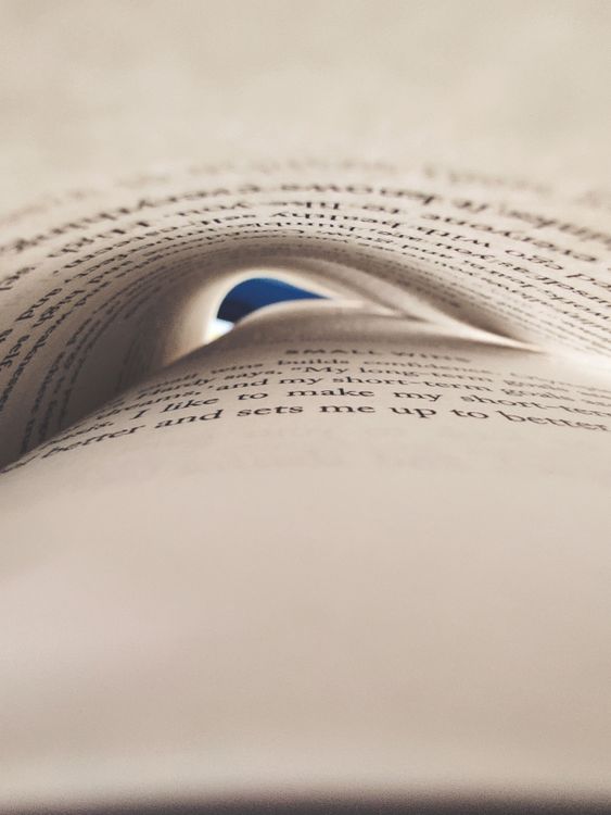 Book Text Zoomed In Close-Up Shot of Text on a Book · Free Stock Photo