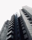 Black and White Concrete Building